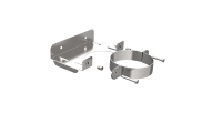 (GS) Кронштейн стеновой, универсальный, Ø220 мм., AISI 430/0,8мм., Е= 50мм.
