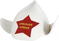 Будёновка "Красная армия" (белая)