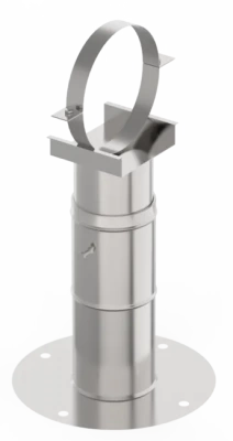 Кронштейн телескопический 40-75 Ø350 мм., AISI 439/1,0 мм.