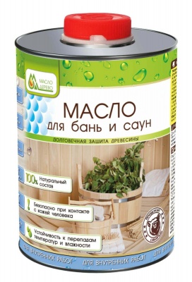 Масло для бань и саун «Масло&Дерево» 0,9 л.