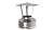 (GS) Оголовок Ø150х220, AISI 430/ОЦ, 0.5/0.5мм.